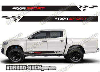 Mercedes X250D side stickers 018