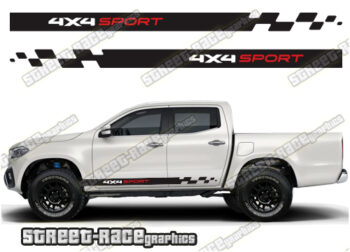 Mercedes X250D side stickers 019