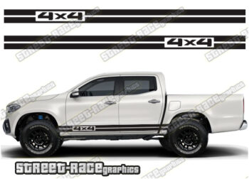 Mercedes X250D side stickers 021