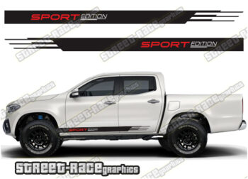 Mercedes X250D side stickers 022