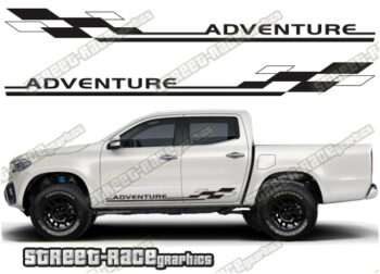 Mercedes X250D side stickers 024