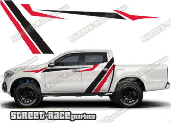 Mercedes X250D side stickers 032