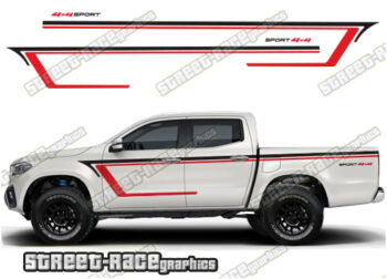 Mercedes X250D side stickers 033