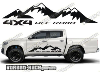 Mercedes X250D side stickers 035