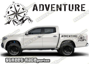 Mercedes X250D side stickers 039