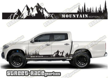 Mercedes X250D side stickers 042