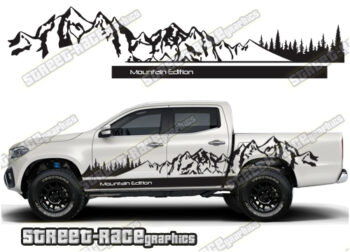 Mercedes X250D side stickers 045