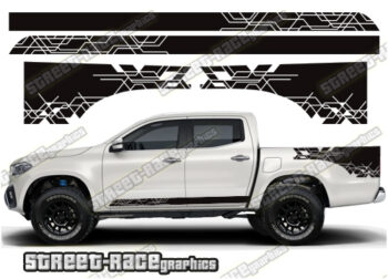 Mercedes X250D side stickers 049