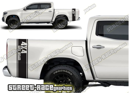 Mercedes X250D bed bands 004