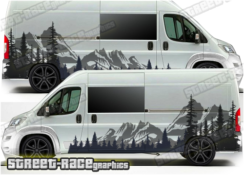 Ducato - Relay - Boxer camper van graphics 165