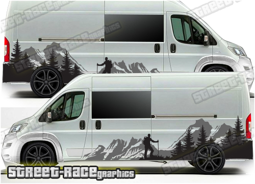 Ducato - Relay - Boxer camper van graphics 166
