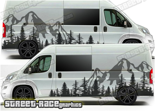 Ducato - Relay - Boxer camper van graphics 168