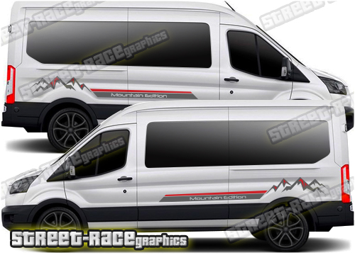 Ford Transit camper van graphics 101