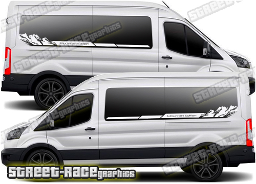 Ford Transit camper van graphics 105