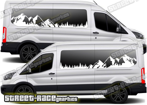 Ford Transit camper van graphics 109