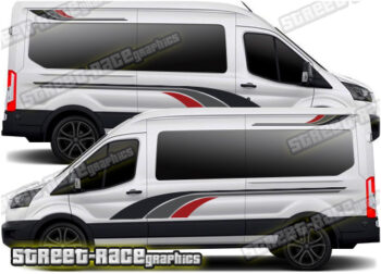 Ford Transit camper van graphics 121