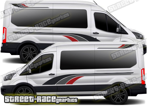 Ford Transit camper van graphics 121