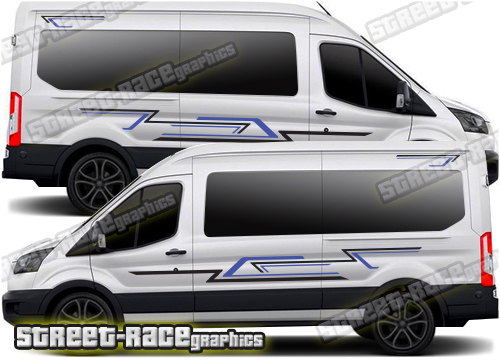 Ford Transit camper van graphics 130