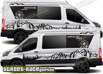 Ford Transit camper van graphics 135
