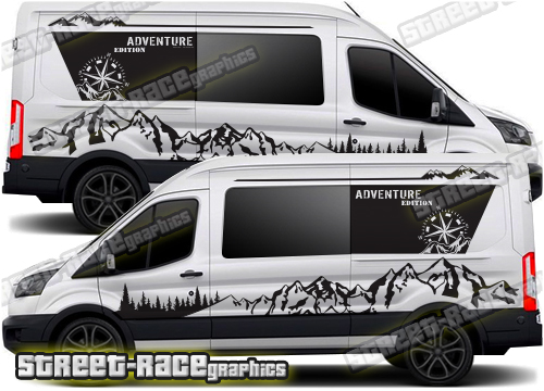 Ford Transit camper van graphics 135