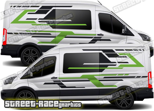 Ford Transit camper van graphics 139