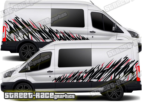 Ford Transit camper van graphics 159