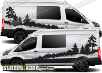 Ford Transit camper van graphics 164