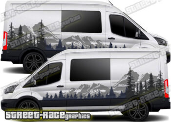Ford Transit camper van graphics 165