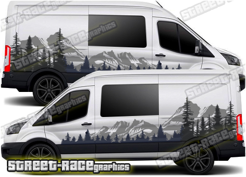 Ford Transit camper van graphics 165