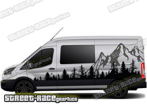 Ford Transit camper van graphics 169 - Image 2