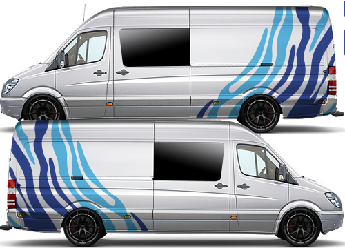 VW Crafter MK1 camper van graphics 160