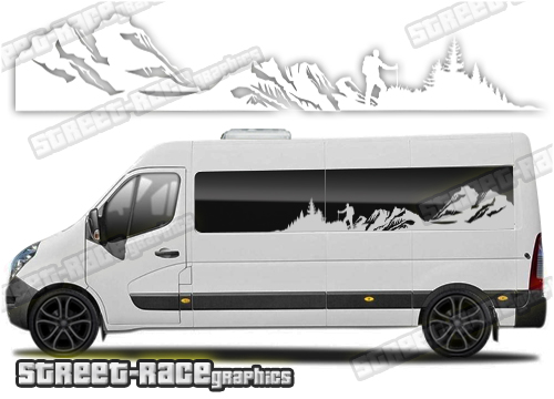 Movano – Master – NV400 camper van stickers 104
