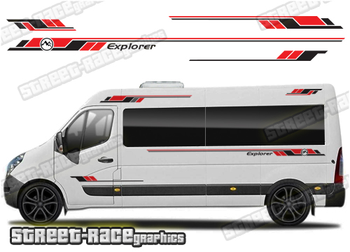 Movano – Master – NV400 camper van stickers 107