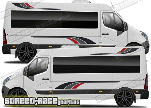 Movano – Master – NV400 camper van stickers 121