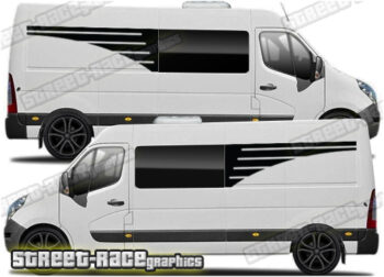 Movano – Master – NV400 camper van stickers 144 - window extender