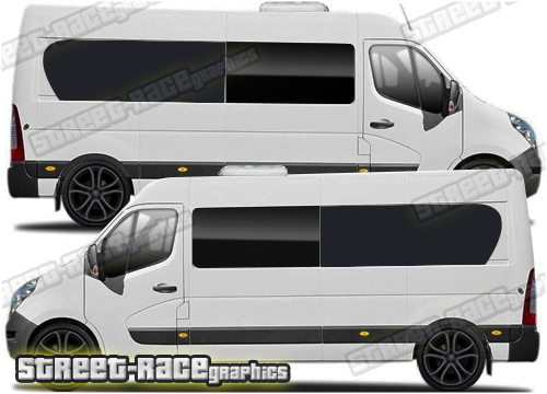 Movano – Master – NV400 camper van stickers 146 - window extender