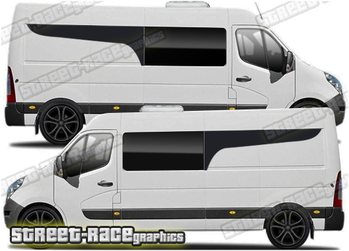 Movano – Master – NV400 camper van stickers 151 - window extender