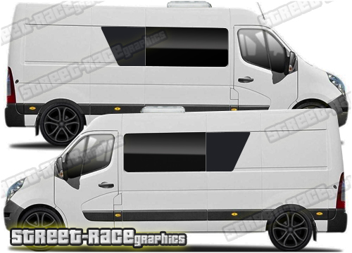 Movano – Master – NV400 camper van stickers 152 - window extender