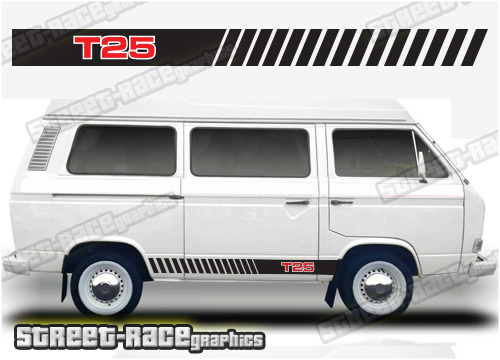 VW Transporter T25 & T3 stickers 002