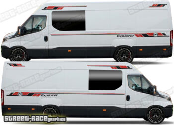 Iveco Daily camper van stickers 107