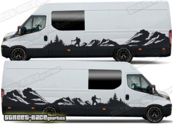 Iveco Daily camper van stickers 110