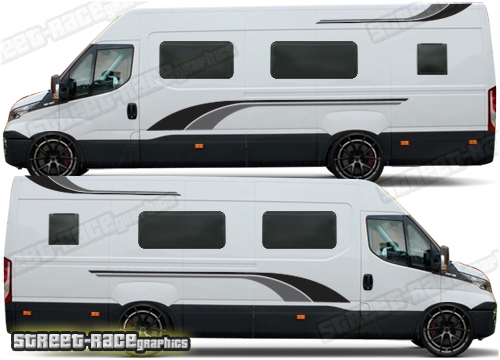 Iveco Daily camper van stickers 126