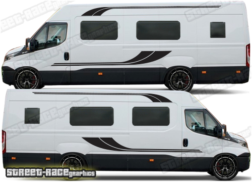 Iveco Daily camper van stickers 127
