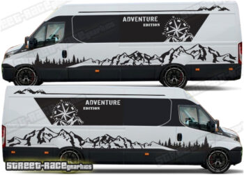 Iveco Daily camper van stickers 135