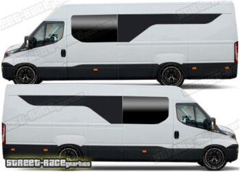 Iveco Daily camper van stickers 150 - Window extender panel