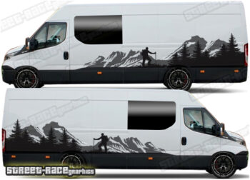Iveco Daily camper van stickers 166