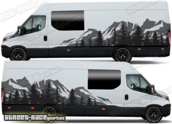 Iveco Daily camper van stickers 167