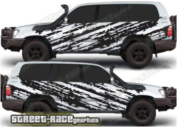 Toyota Land Cruiser 80 & 100 series 008 - ripped graphics