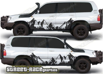 Toyota Land Cruiser 80 & 100 series 019 - Mountain graphics