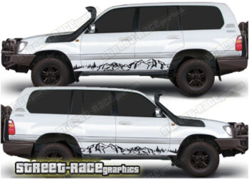 Toyota Land Cruiser 80 & 100 series 020 - Mountain graphics